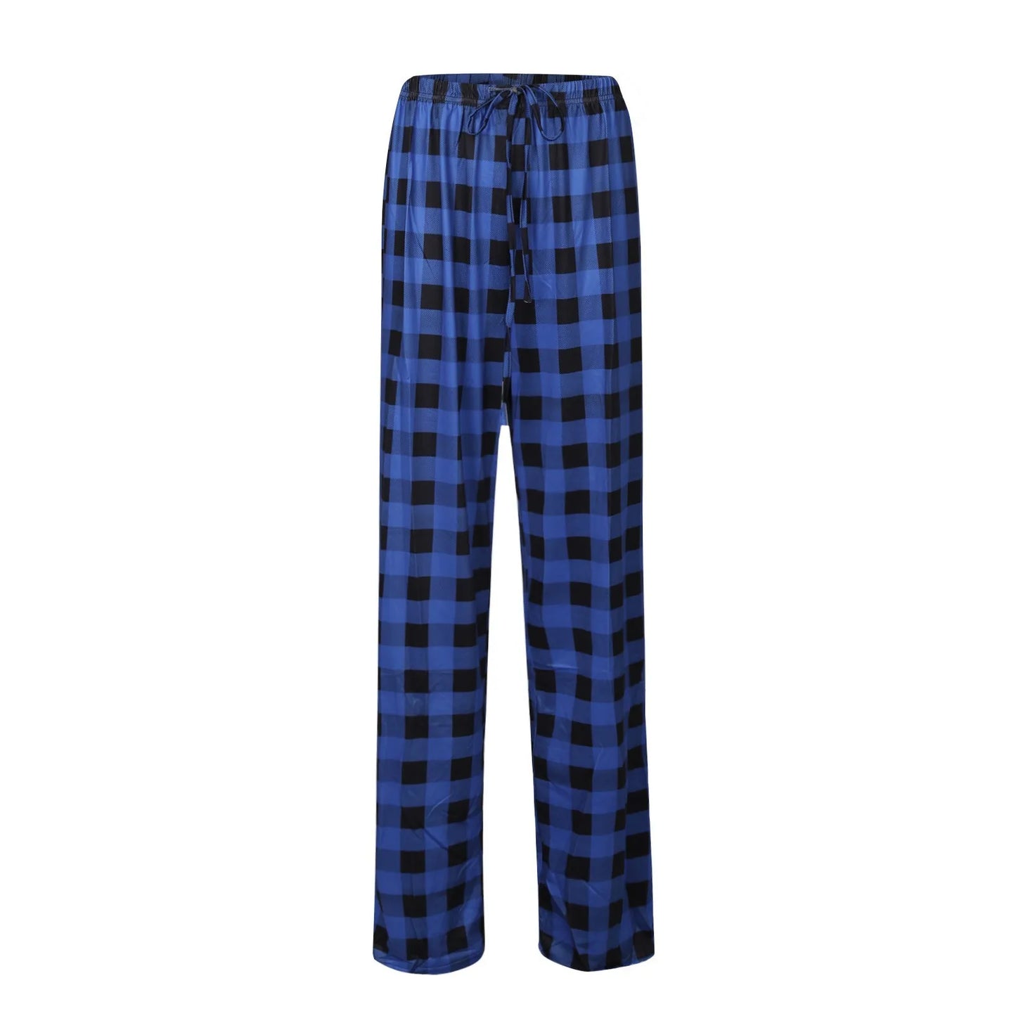 Frauen Weihnachten Pyjama Hosen Herbst Winter Plaid Gedruckt Hosen Mode Lässig Breite Bein Hosen Kleidung Streetwear.