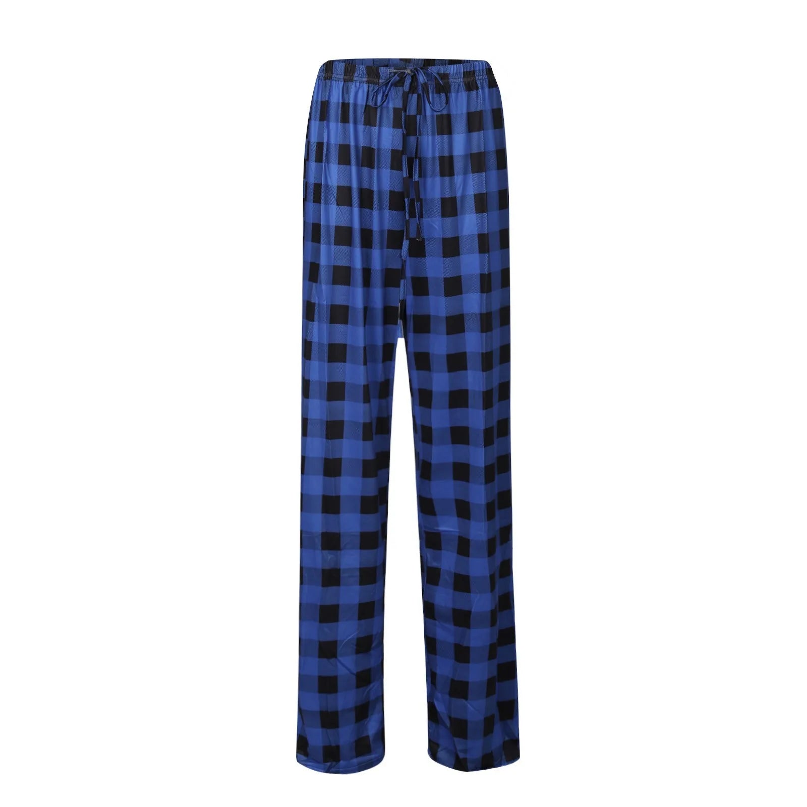 Frauen Weihnachten Pyjama Hosen Herbst Winter Plaid Gedruckt Hosen Mode Lässig Breite Bein Hosen Kleidung Streetwear.