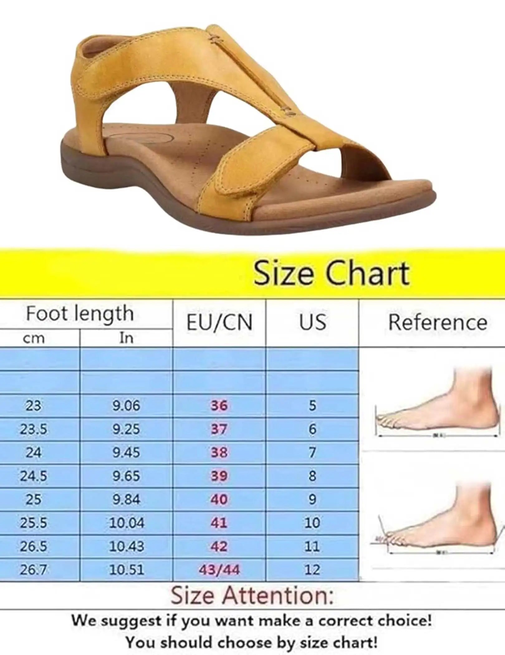 Women Arch Support Sandals Open Toe Sandals Hook and Loop Fastener Flat Sport Sandals Casual Walking Sandals for Party Vacation.