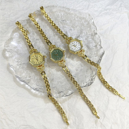 Luxury Famous Brand Oval Dial Women Watch Fashion Small Thin Gold Bracele Quartz Wristwatch Clock Gift Dropshipping Montre Femme.