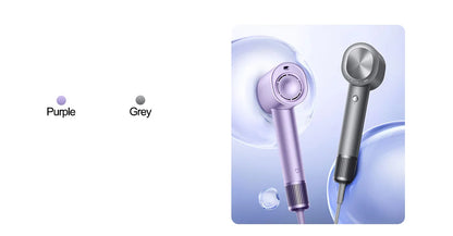 XIAOMI MIJIA High Speed Water Ion Hair Dryer H701,4 Temps & 3 Speeds,Professional 1600W Ionic Blow Dryers,110000 Rpm Fast Dry.