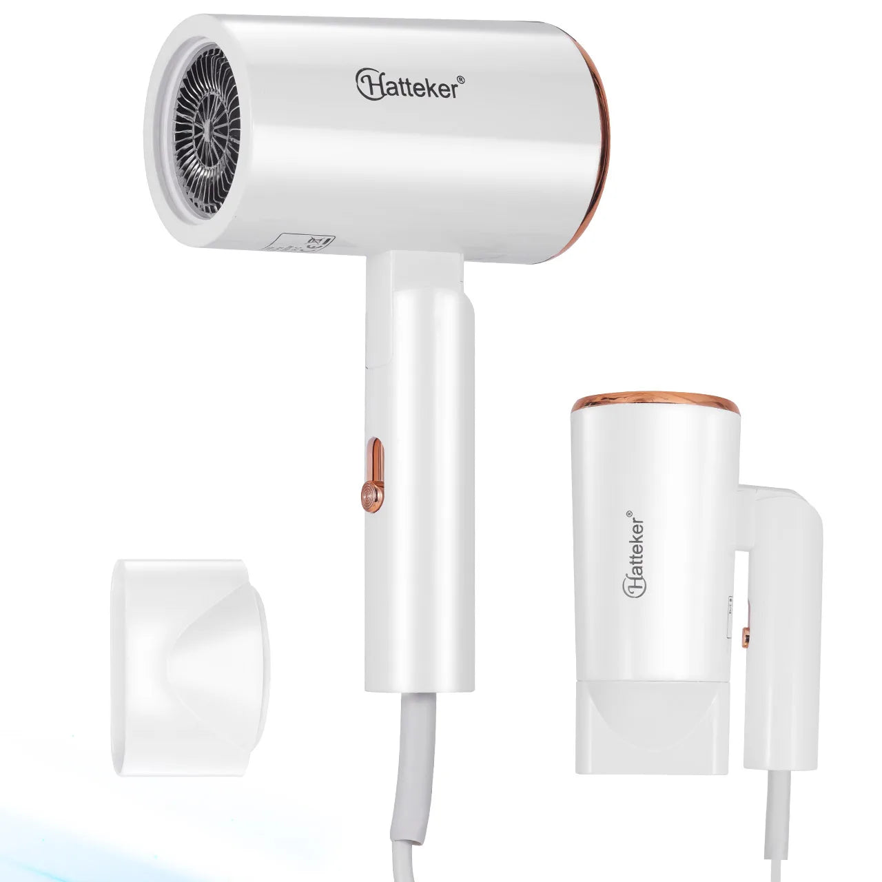 Hatteker 3-level Folding Hairdryer 2600W Hot Air Anion Hair Care for Home Travel Hair Dryer Dormitory Blow Drier 220V-240V EU