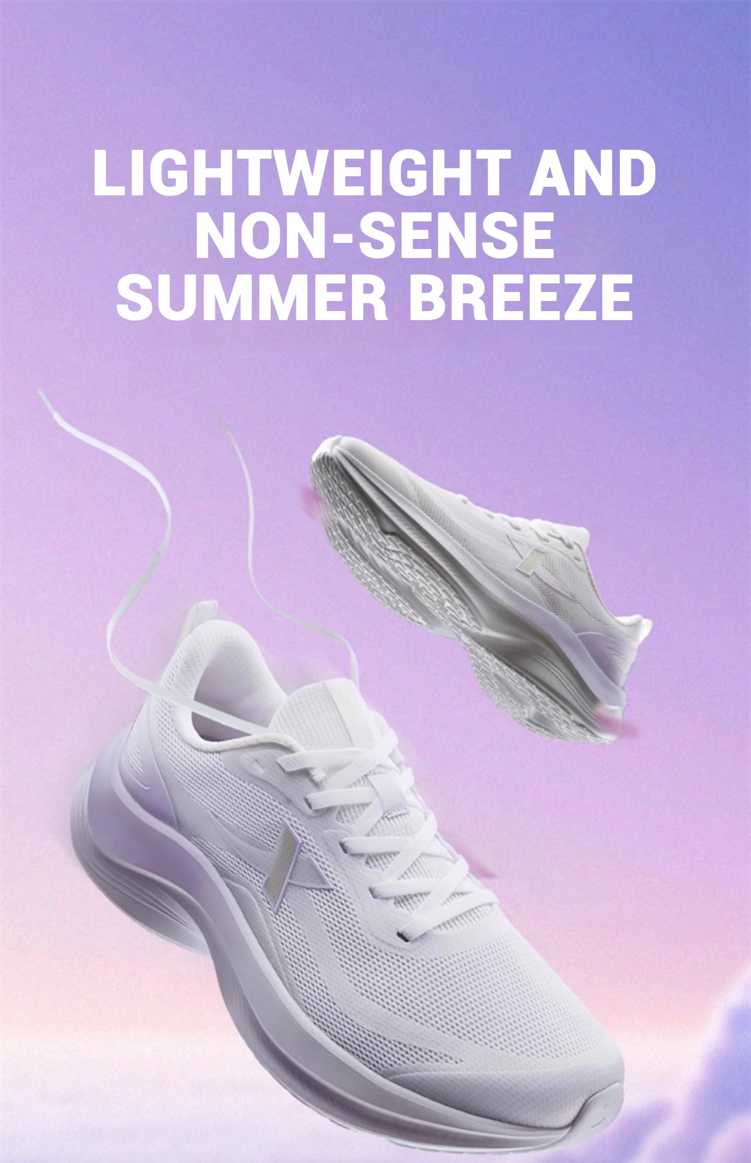 Xtep Laufschuhe für Damen, 2022, Sommer, atmungsaktiv, leicht, mit Rebound-Dämpfung, Stoßdämpfung, Sportschuhe 875218110014.