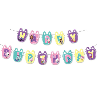 Disney Gabby Puppenhaus Geburtstag Party Dekoration Ballon Servietten Kinder Einweggeschirr Thema Party Supplies Kinder Geschenke