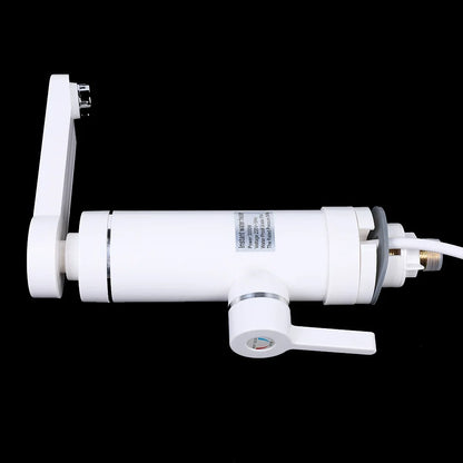 Electric Continuous Heater LED Bathroom Kitchen Instant Warm Water Faucet,360º Rotation Faucet,Single Hand Sink Faucet 3KW