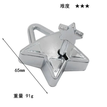 Alloy Metal Unlocking Toys Brain Teaser Metal Puzzle Toys Children Adult Funny Gift IQ Challenge Game.