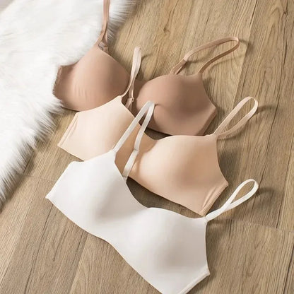 Seamless Bras for Women Small Chest 1/2 Cup Push Up Bra Non-Wire Bra Women Support Underwear Sexy Lingerie Female Intimates.
