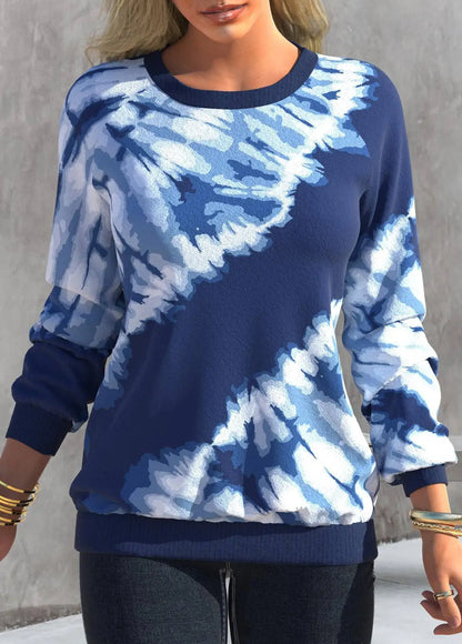 Pullovers Casual Sweatshirts For Women Tie Dyed Tops Autumn Fashion Streetwear y2k Clothes Ropa de Mujer Sudaderas