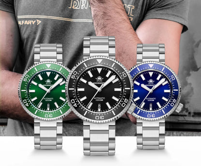 ADDIESDIVE Men's Diver's Watches 1000m Sapphire Glass Super Luminous Calendar NH35A Automatic Mechanical Wristwatch Luxury Watch.