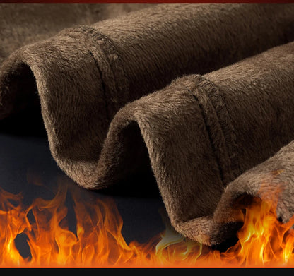 Khaki Black Gray Fleece Men's Corduroy Casual Pants Chenille Thick Stretch Business Trousers Mid-rise Brand Winter Thermal Pants.