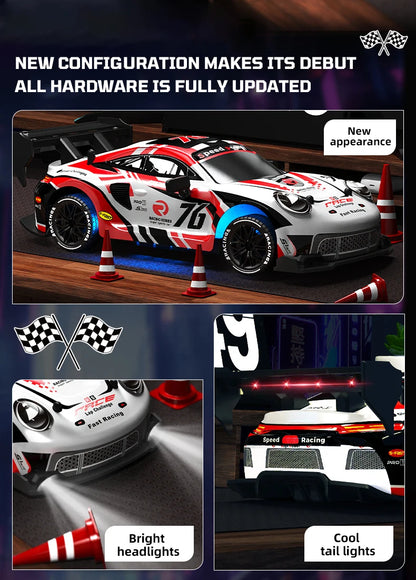 RC Car 4WD 1/24 Remote Control Cars 2.4G Radio High Speed Drift Racing High Speed Truck RTR Vehicle Toy Gift for Kids Children.