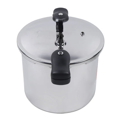 23qt Thick Explosion-Proof Pressure Cooker With Aluminum Pressure Gauge Release Valve.