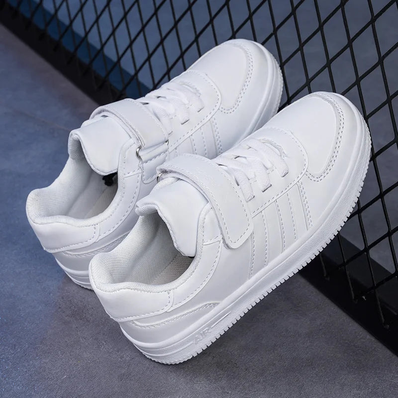 Boy Kids Sneakers White Shoes for Girls Sport Tenis Casual Children School Walking Running Shoes Non Slip Size 28-39.