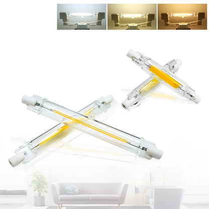 High Power 5W 10W 20W LED R7s COB Glass Tube 118mm J118 78mm J78 Cob Light Bulb AC 110V 220V 240V Lampadas Replace Halogen Lamp.