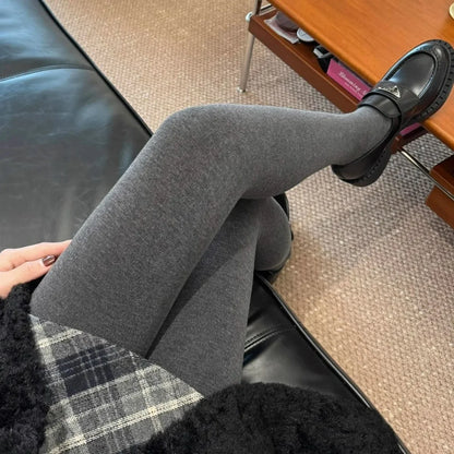 Korean Gray High Elastic Thicken Leggings for Women Warm Pantyhose Cotton Soft Stockings Tights Harajuku Streetwear Fashion Sock