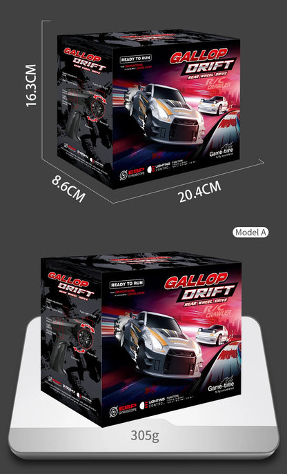 1:43 2.4G 4WD RC Drift Car with Gyroscope Fullly Proportion Remote Control Car JJRC C8827 Mini Racing Car Model Boy Toy Gift