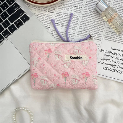 Cute Travel Cosmetic Lipstick Earphone Card Small Portable Storage Bag Purse Mini Makeup Handbags Pouch Organizer In Make Up Bag