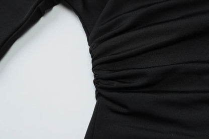 Cryptographic One Shoulder Asymmetrical Tops Summer Fashion Outfits Embellished Sexy Backless Solid Cropped Top Streetwear.