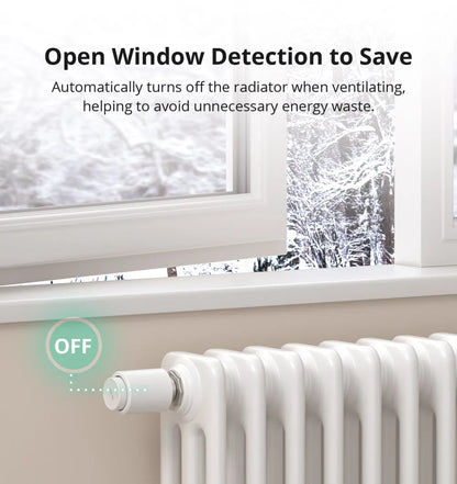 SONOFF TRVZB Zigbee Smart Thermostatic Radiator Valve Temperature Controller Smart Home Automation Via Alexa Google SmartThings.