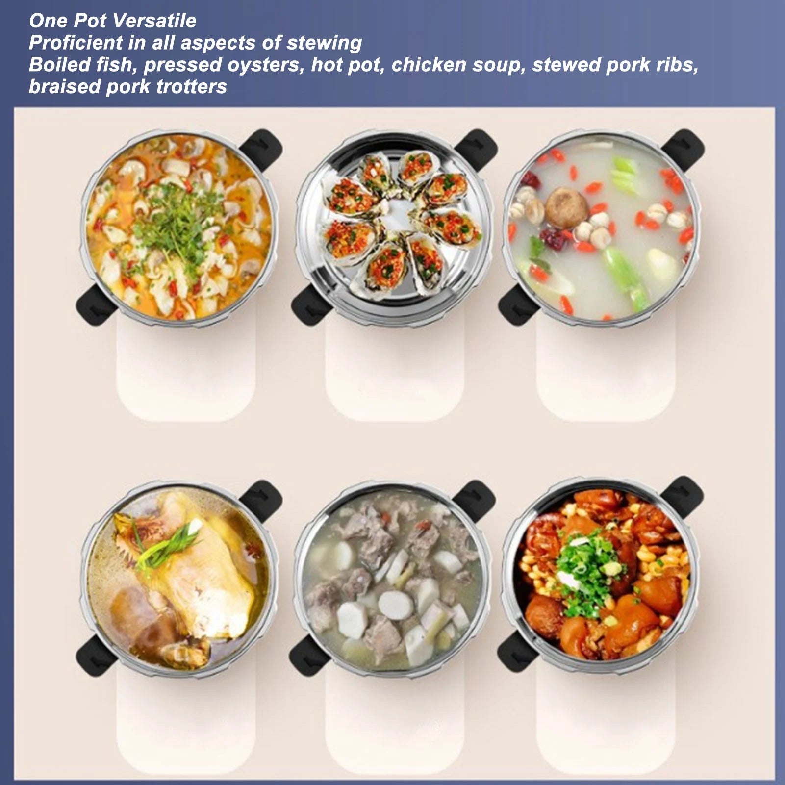 Stainless Steel Mini Pressure Cooker Safe Explosion Proof 1.8L 1.8 Liter Pressure Cooker Oyster Fish Head Pot for Gas Stove Indu.