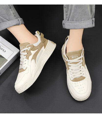 New Autumn Men's Sneakers Men's Comfortable Platform Shoes 2023 Trend Lace-up Vulcanized Shoes White Casual Sneakers Zapatillas.