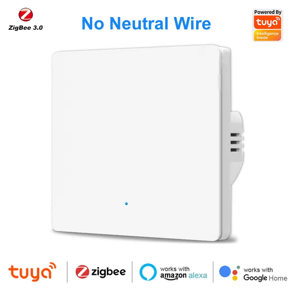 Tuya zigbee 3,0 smart life eu taster lichtsc halter kein neutraler kabel kein kondensator bedarf unterstützung alexa google home yandex alice
