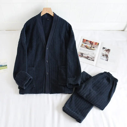 Neue herbst und winter paare pyjamas, lange-ärmeln hosen, flanell verdickung und samt hause service anzüge für männer und frauen