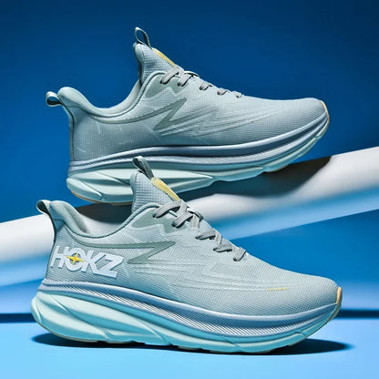 Men's Running Shoes Cushioning Outdoor Non-Slip Jogging Breathable Trainer Race Sneakers Luxury shoes Mesh Couple Off-road Shoes