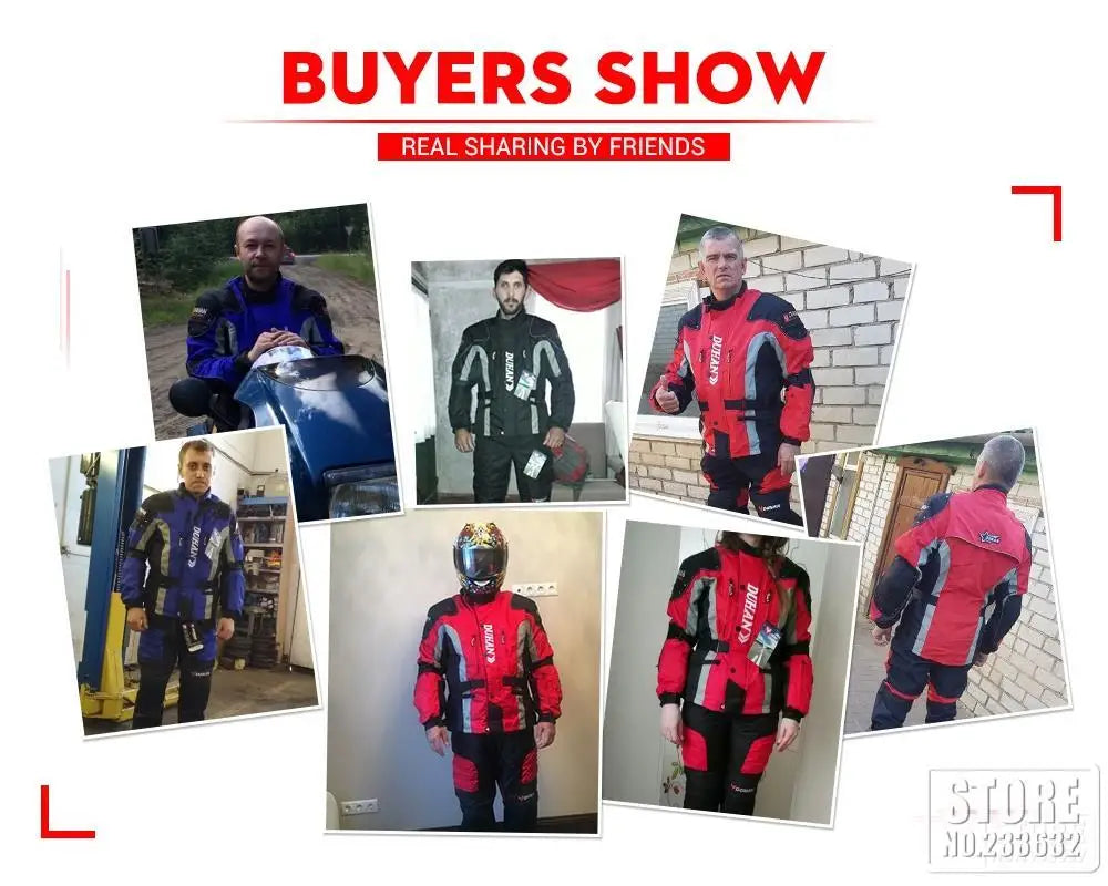 New Winter Motorcycle Jacket Warm Motorcycle Pants Wear-resistant Motorcycle Motocross Jacket Windproof Moto Protector.