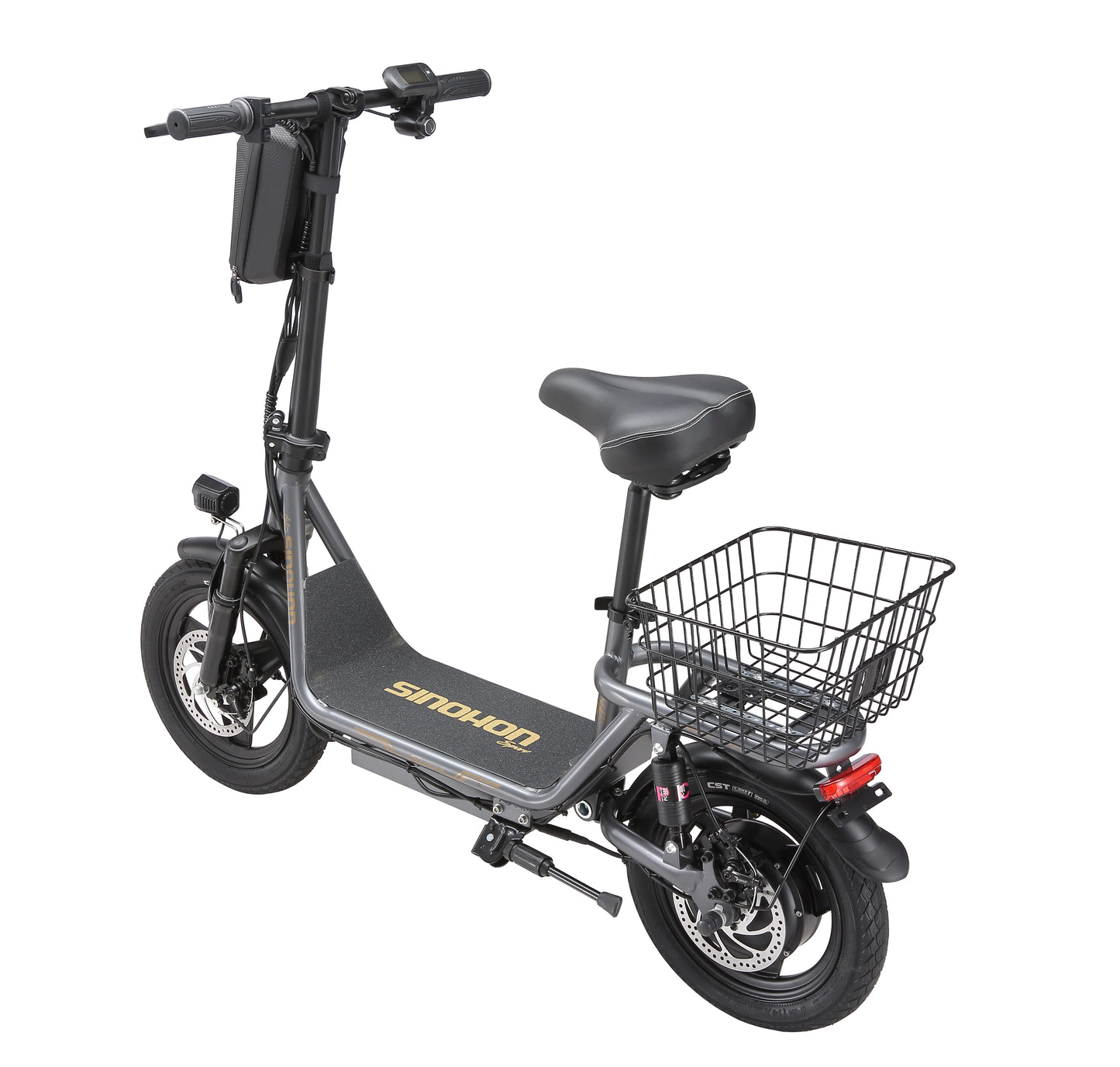 K14 Electric Scooter 500W Peak Motor, 14'' Tires,36V 15.6Ah Battery,32km/h Max Speed,50-60km Range,350W Rated Motor, Disc Brakes