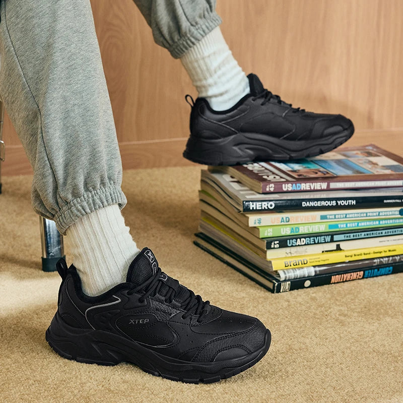 Xtep Cotton Shoes For Women 2024 Winter Warm Soft Sports Shoes Trendy Retro Durability Comfortable Sneakers 876418370026.