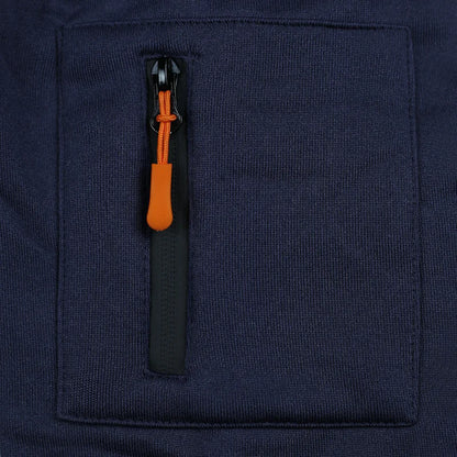 Pullover Hoodie Set Reißverschluss Multi-Pocket Pullover Herren Sport Casual Top Zweiteiliges Set