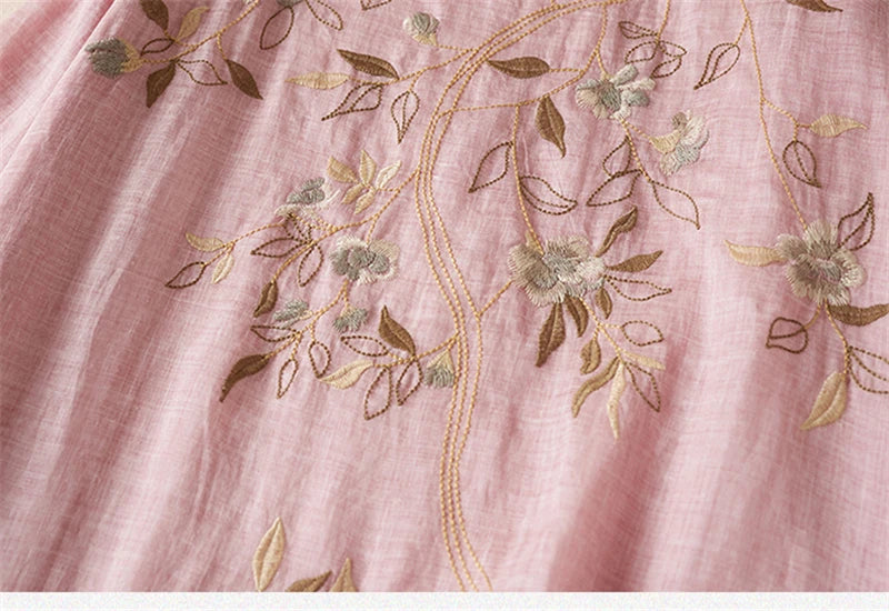 Sommer Druck Vintage Kleider Für Frauen 2025, Neue Casual Lange Dünne Atmungsaktive Kleid Femme Robe Büro Dame Arbeit Elegante Kleidung.