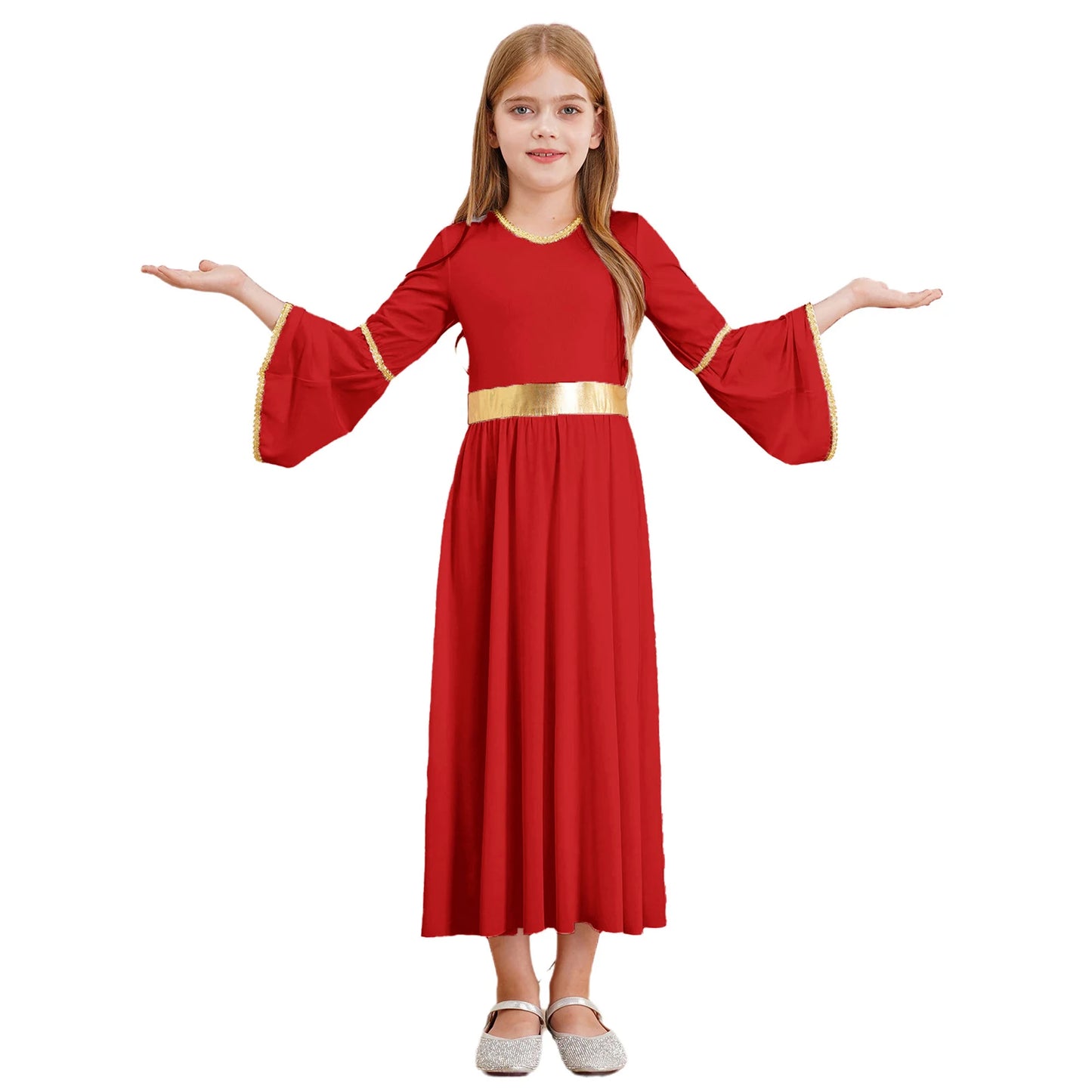 Kinder Mädchen Engel Kostüm Weiß Griechischer Gott Robe Halloween Cosplay Kleid Rollenspiel Karneval Performance Kleid mit Flügeln Dress Up.