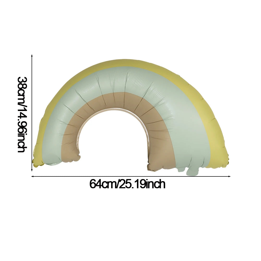 Matte 3D Herz Liebe dich Bär Aluminium Folie Ballon Hochzeit Dekoration Geschenke Schleife Stern Gänseblümchen Regenbogen Alles Gute zum Geburtstag Party Ballon