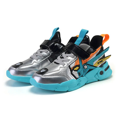 Kids Casual Shoes Boys Leather 5-15y Children Tennis Fashion Sneakers Toddlers Outdoor Cartoon Size 28-39.