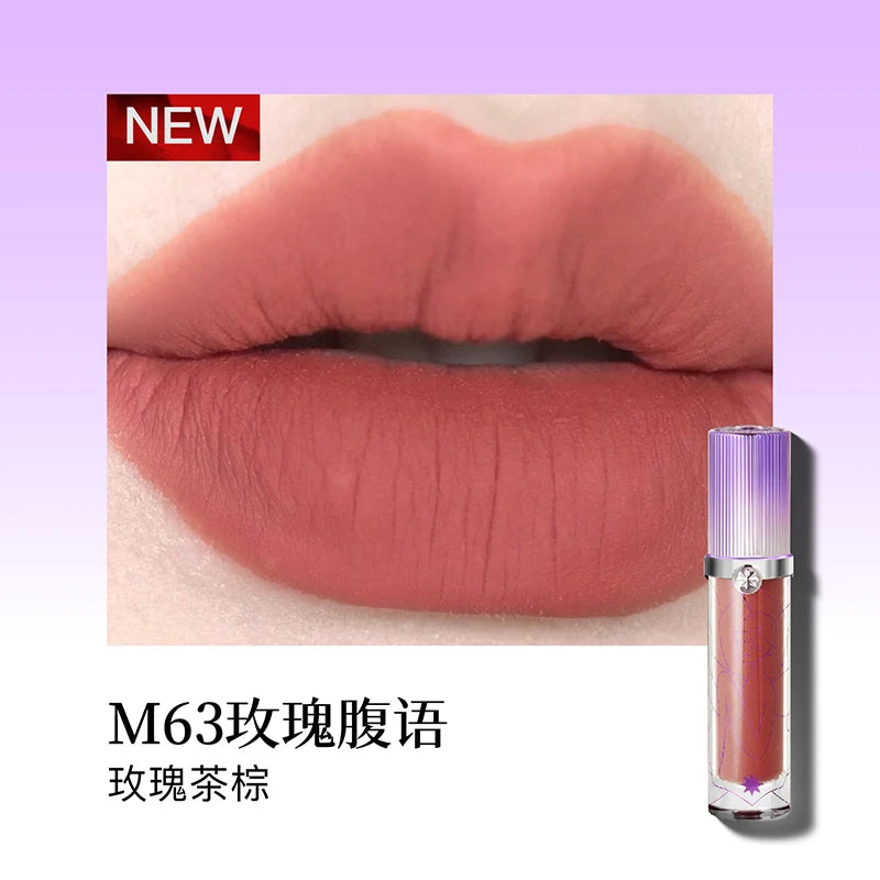 Girlcult Matte Nude Lipstick Velvet Cosmetic Long Lasting Waterproof Non-Stick Cup Lip Glaze Lip Makeup Gift for Girls and Women