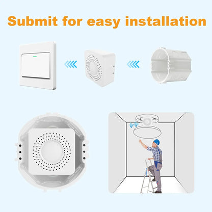 Matter WiFi Smart Switch 16A Smart Home Lichtschalter Relaismodul Sprachsteuerung Funktioniert mit Alexa Google Homekit Smartthings Tuya.