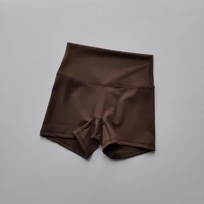 Summer Women's Yoga Shorts High Waist Sport Shorts Fitness Push-Up Tights Booty Short Pants Gym Shorts Cycling Shorts Female