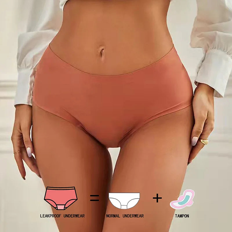 Period Panties Leakproof Washable Sanitary Napkin Insert Cross-Border plus Size Seamless Period Underwear.