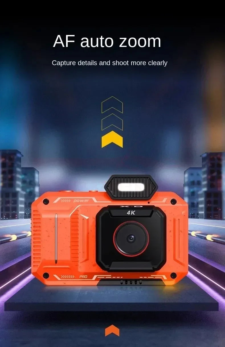 48M HD Digital Cameras 2.8 Inch IPS Screen Instant Photo Camera 18X Zoom Dual Lens Portable Child Camera Photographic Camcorder.