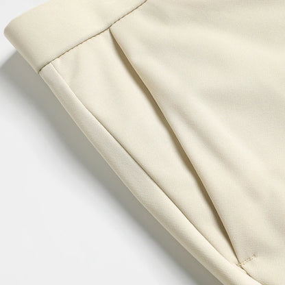 29-42 Men's Summer Pants Thin Straight Stretch Casual Pants with No Trace No Ironing Fabric Silky and Cool Feeling