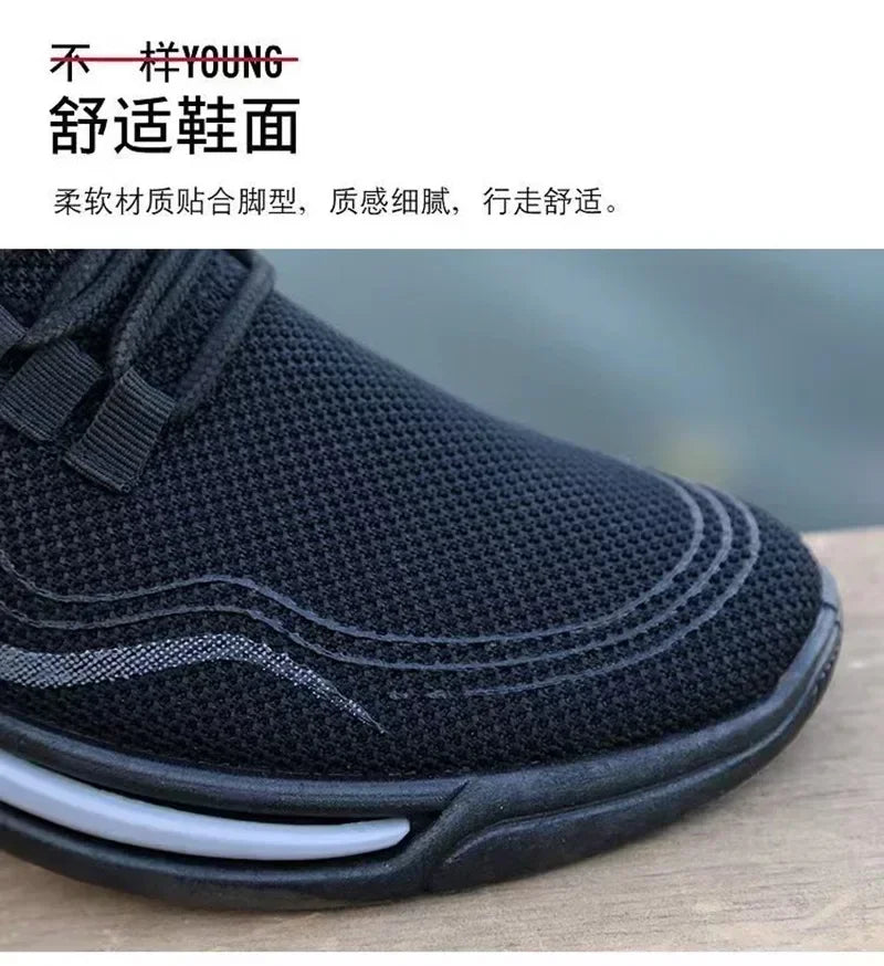 Men Shoes Slip on Fashion Sneakers Male Sport Running Shoes Breathable Gym Training Walking Tennis Shoes Non Slip Workout Flats.
