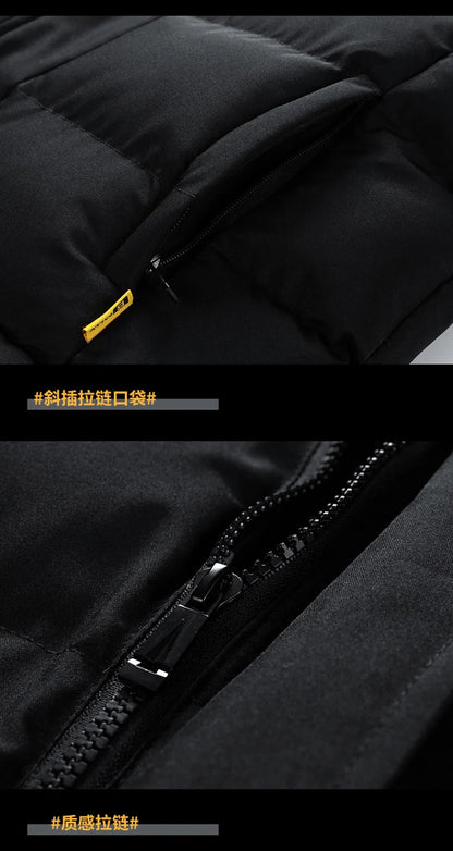 M-10XL Oversize Vests New Lambskin Vest Men's Autumn and Winter Warm and Detachable Hooded Youth Vests Windproof Waistcoats