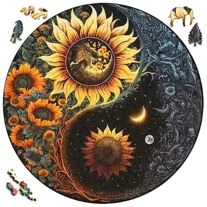 Giraffe Wooden Animal Puzzle Medium Difficulty Wood Jigsaws for Kids Adults Dragonfly Jigsaw Interesting Intelligent Toys.