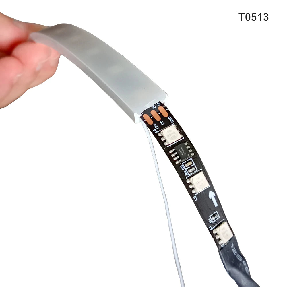 IP67 Waterproof Led Neon Silicone Flexible Cover Tube Suitable For WS2812B WS2811 5050 RGB 5mm 8mm 10mm 12mm PCB Light Strip.