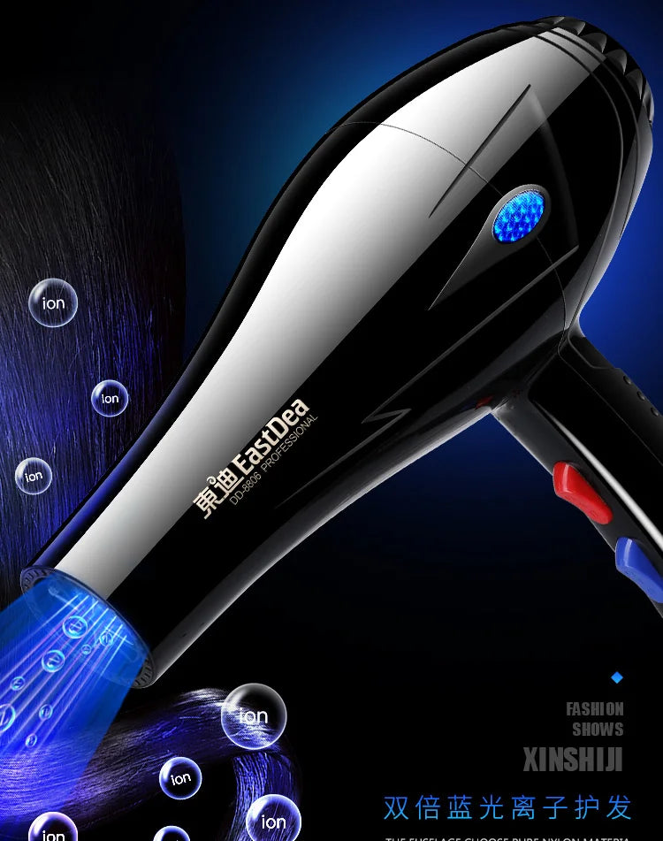 With 5 Gifts Hair Dryer 1800W Powerful Hair Dryer Fast Heating Hot And Cold Adjustment Air Blow Dryer with Air Collecting.