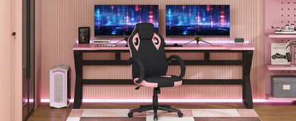 Ergonomisches Design, Gaming-Stuhl, Gamer-Sessel, Büro-Computerstuhl, Neigungsmechanismus, höhenverstellbar, 360° °   Drehbare hohe Rückenlehne