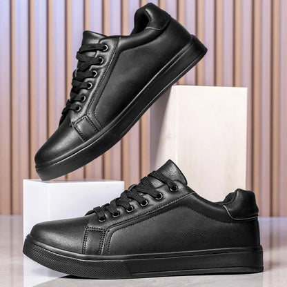 Men's Business casual Shoes Soft Moccasin Shoes Comfortable Casual Shoes for Men Autumn Solid Black White Men Sneakers.