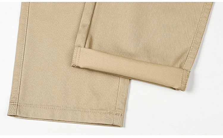 Summer Thin Men's Slim Suit Pants Fashion Business Casual Cotton Green Black Khaki Trousers Male Brand Clothing 30-40.